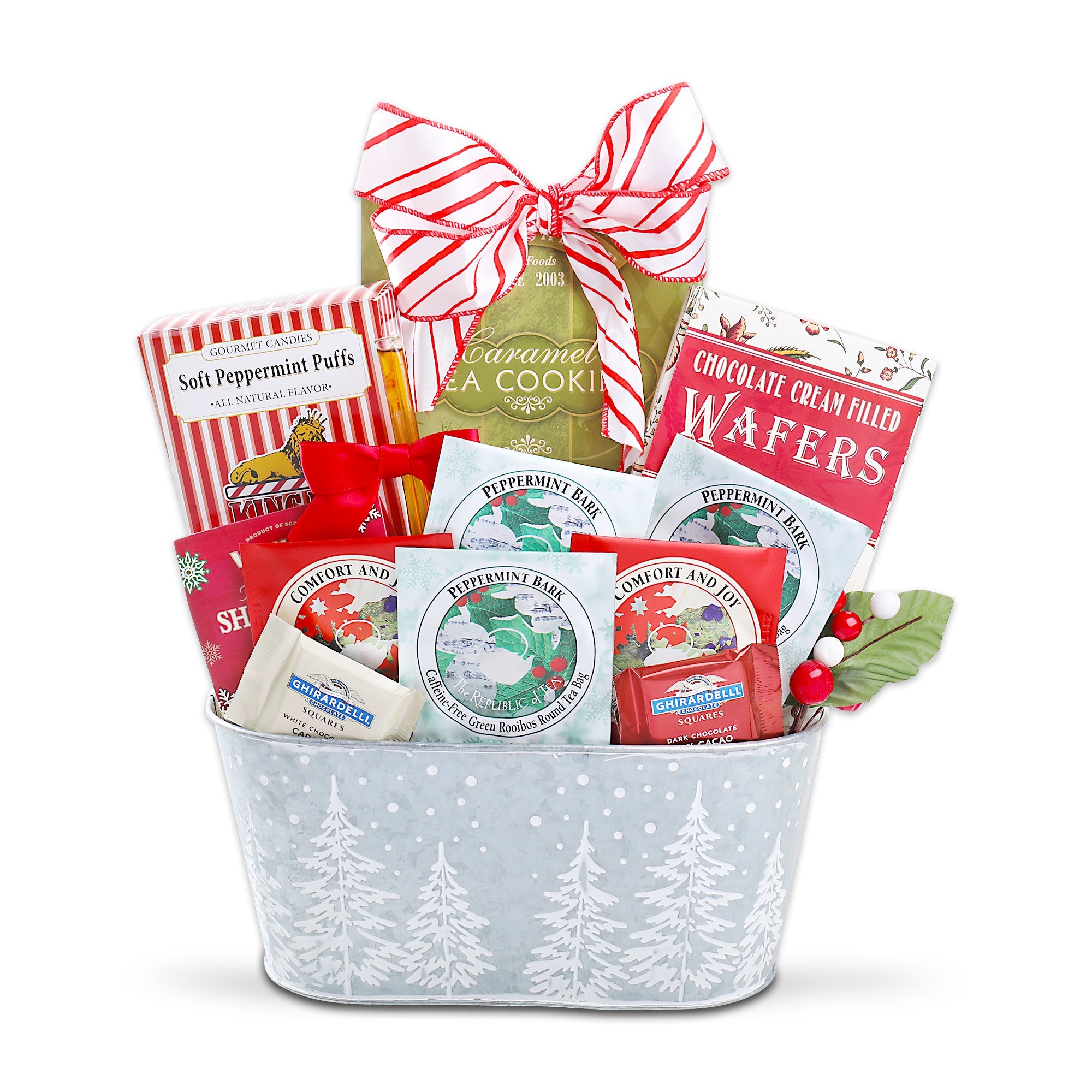 Teas the Season Gift Basket featuring Republic of Tea
