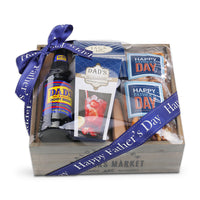 Father's Day Gift Basket with Gourmet Snacks