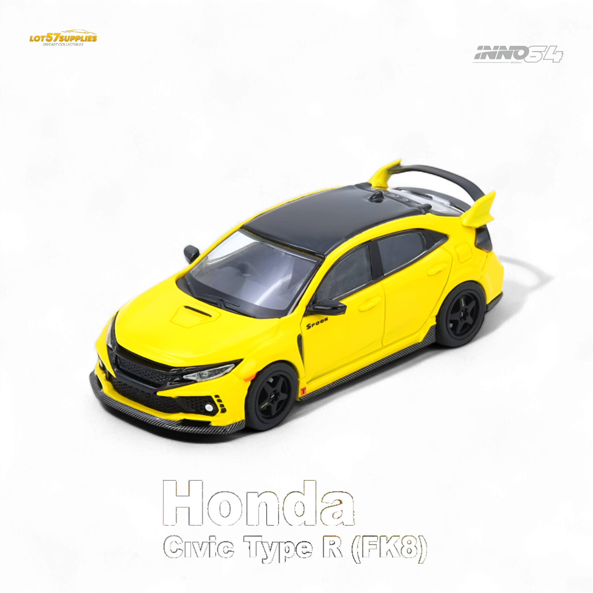 (Pre-Order) INNO64 Honda Civic Type-R FK8 Yellow 1:64