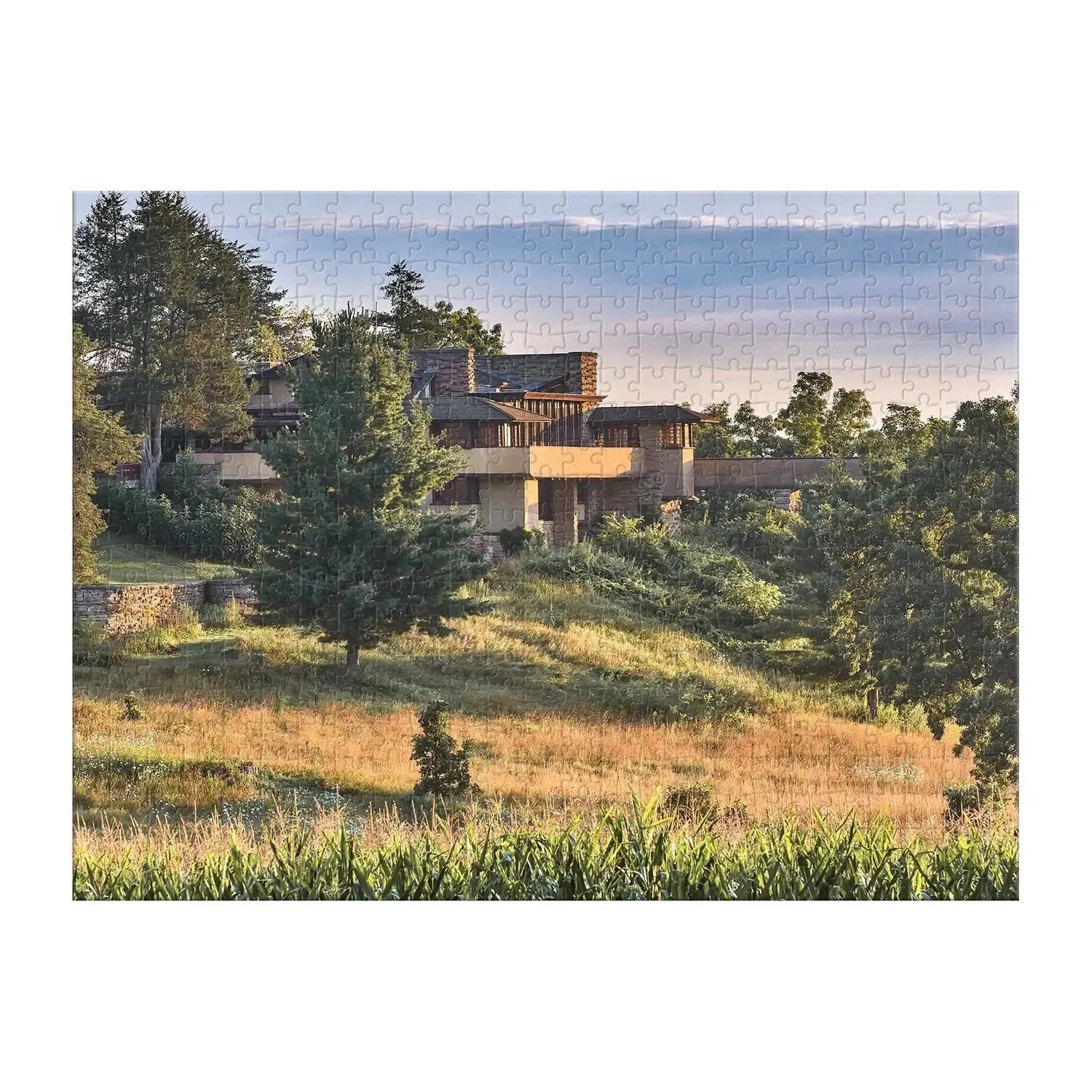 FLW Taliesin & Taliesin West Double-Sided 500 Piece Jigsaw Puzzle Galison