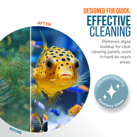 Flipper Pico Black 2-in-1 Aquarium Magnet Cleaner