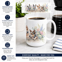 Australian Cattle Dog Ceramic Coffee Mug 15 oz Decorative Large C Handle Mug Cup for Tea, Cocoa Hot Chocolate