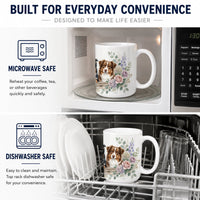 Australian Shepherd Ceramic Coffee Mug 15 oz Decorative Large C Handle Mug Cup for Tea, Cocoa Hot Chocolate
