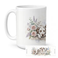 Dalmatian Ceramic Coffee Mug 15 oz Decorative Large C Handle Mug Cup for Tea, Cocoa Hot Chocolate
