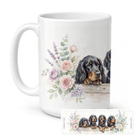 Gordon Setter Ceramic Coffee Mug 15 oz Decorative Large C Handle Mug Cup for Tea, Cocoa Hot Chocolate