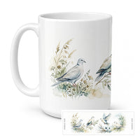 Marsh Songbirds Ceramic Coffee Mug 15 oz Decorative Large C Handle Mug Cup for Tea, Cocoa Hot Chocolate
