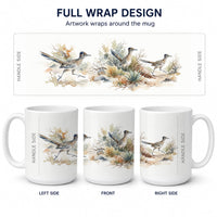 Desert Roadrunners Ceramic Coffee Mug 15 oz Decorative Large C Handle Mug Cup for Tea, Cocoa Hot Chocolate