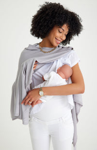 4 in 1 Multipurpose Knitwear as Maternity/Nursing Shawl