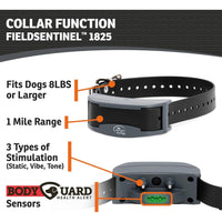SportDOG Brand FieldSentinel 1825 Remote Trainer with BodyGuard Alerts - 1 Mile Range, Expandable to 2 Dogs