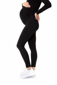 Easy Bottom Foldover Waistband Maternity Leggings - BIG FRENCHIES