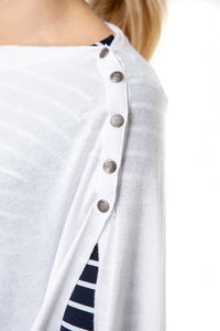 4 in 1 Multipurpose Knitwear as Maternity/Nursing Shawl