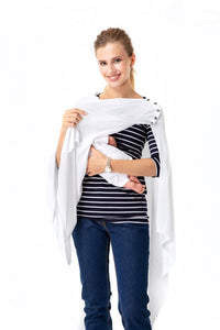 4 in 1 Multipurpose Knitwear as Maternity/Nursing Shawl