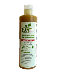4-HAIRLESS PETS RESTORATIVE BATH SHAMPOO
