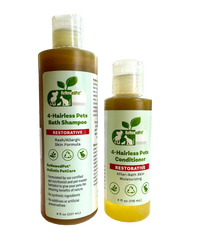 4-HAIRLESS PETS RESTORATIVE SHAMPOO & CONDITIONER