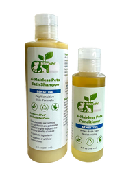 4-HAIRLESS PETS SENSITIVE SHAMPOO & CONDITIONER