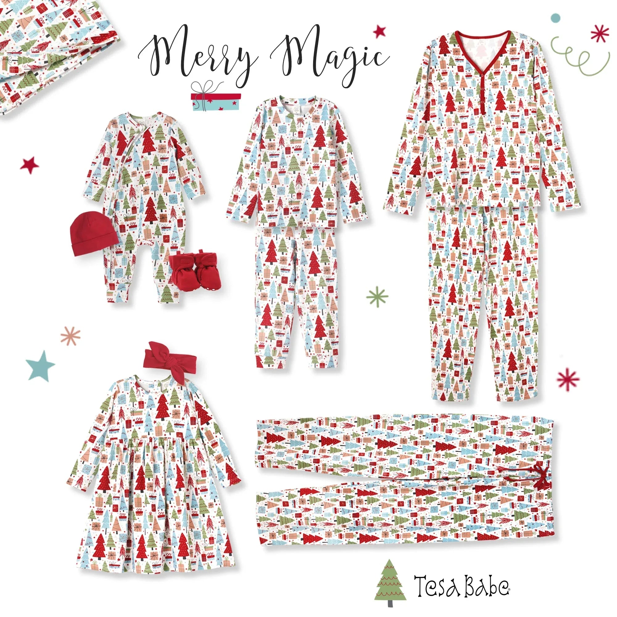 Christmas Merry Baby Bamboo Zipper Romper - Family Matching - BIG FRENCHIES