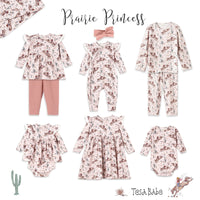 Prairie Princess Girl's Western Bamboo Pajama Set - BIG FRENCHIES