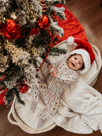 Candy Cane Lane Bamboo Christmas Pajamas - Zippy - BIG FRENCHIES