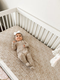 Dainty Ditsy Bamboo Crib Sheet - BIG FRENCHIES