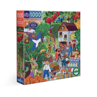 Fall Apple Picking 1000 Piece Jigsaw Puzzle eeBoo - BIG FRENCHIES