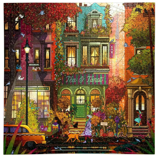Fall in Brooklyn 1000 Piece Jigsaw Puzzle eeBoo - BIG FRENCHIES
