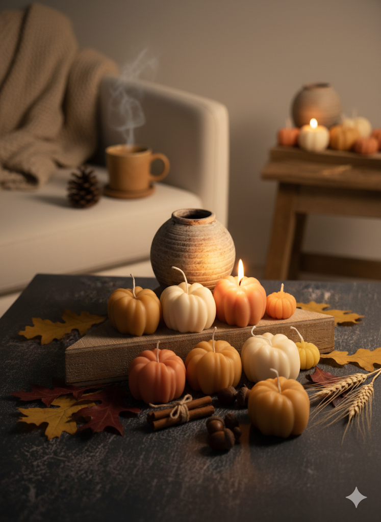 Autumn Pumpkin Candle | Hand-Poured Soy Wax