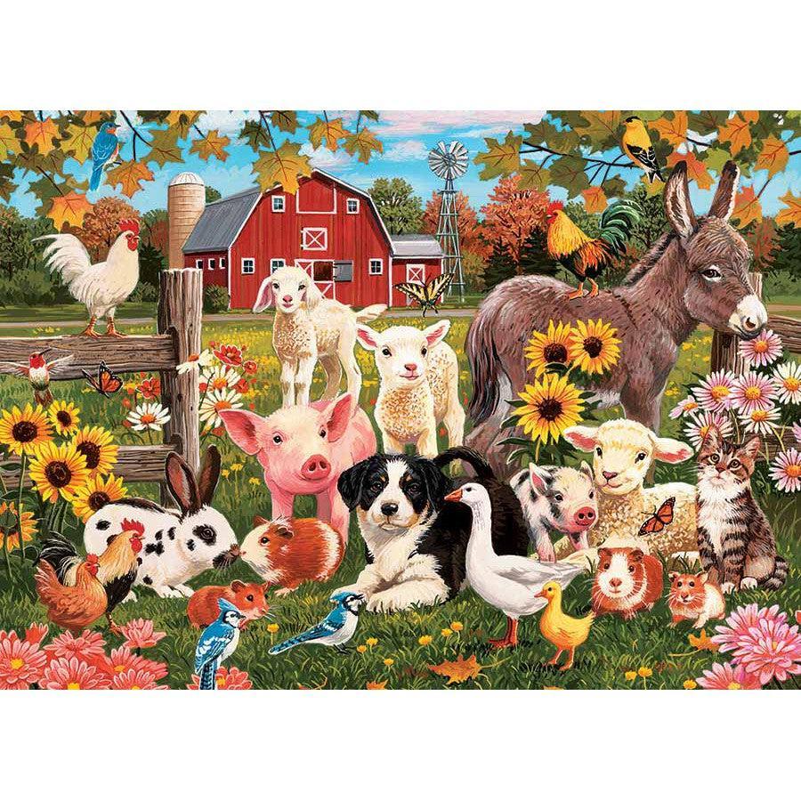 Family Farm 350 Piece Family Jigsaw Puzzle Cobble Hill - BIG FRENCHIES