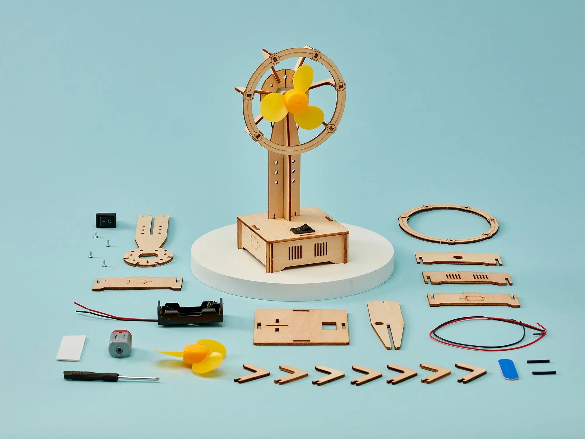 Electric Fan DIY Kit, Educational STEM Toy - BIG FRENCHIES