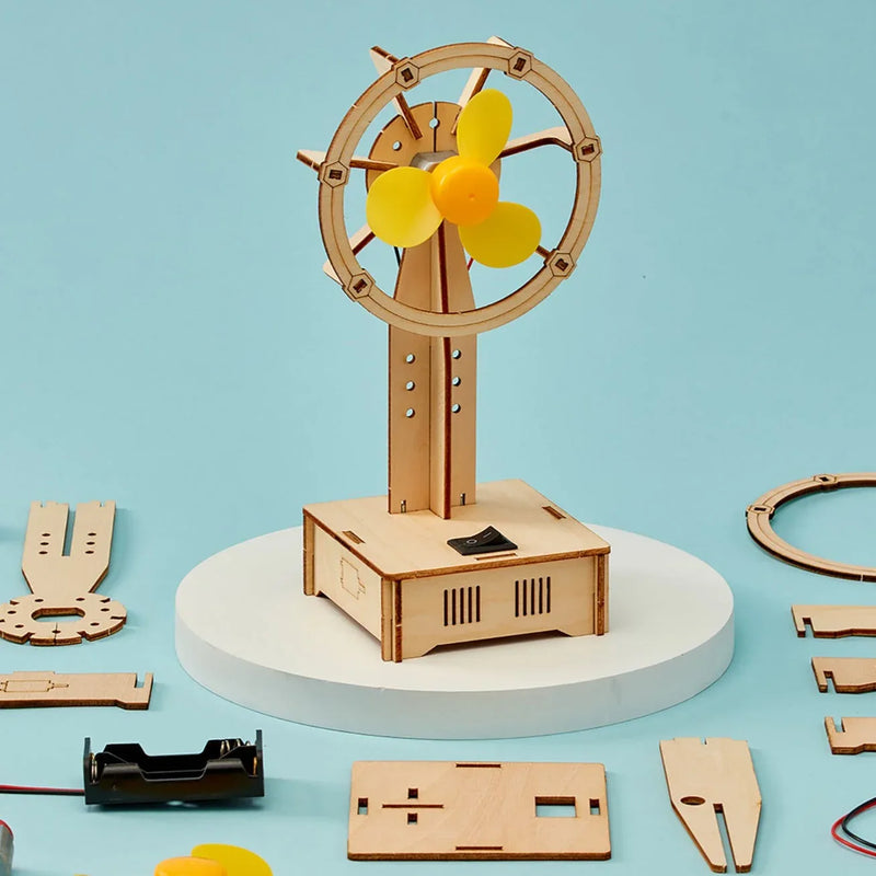 Electric Fan DIY Kit, Educational STEM Toy - BIG FRENCHIES