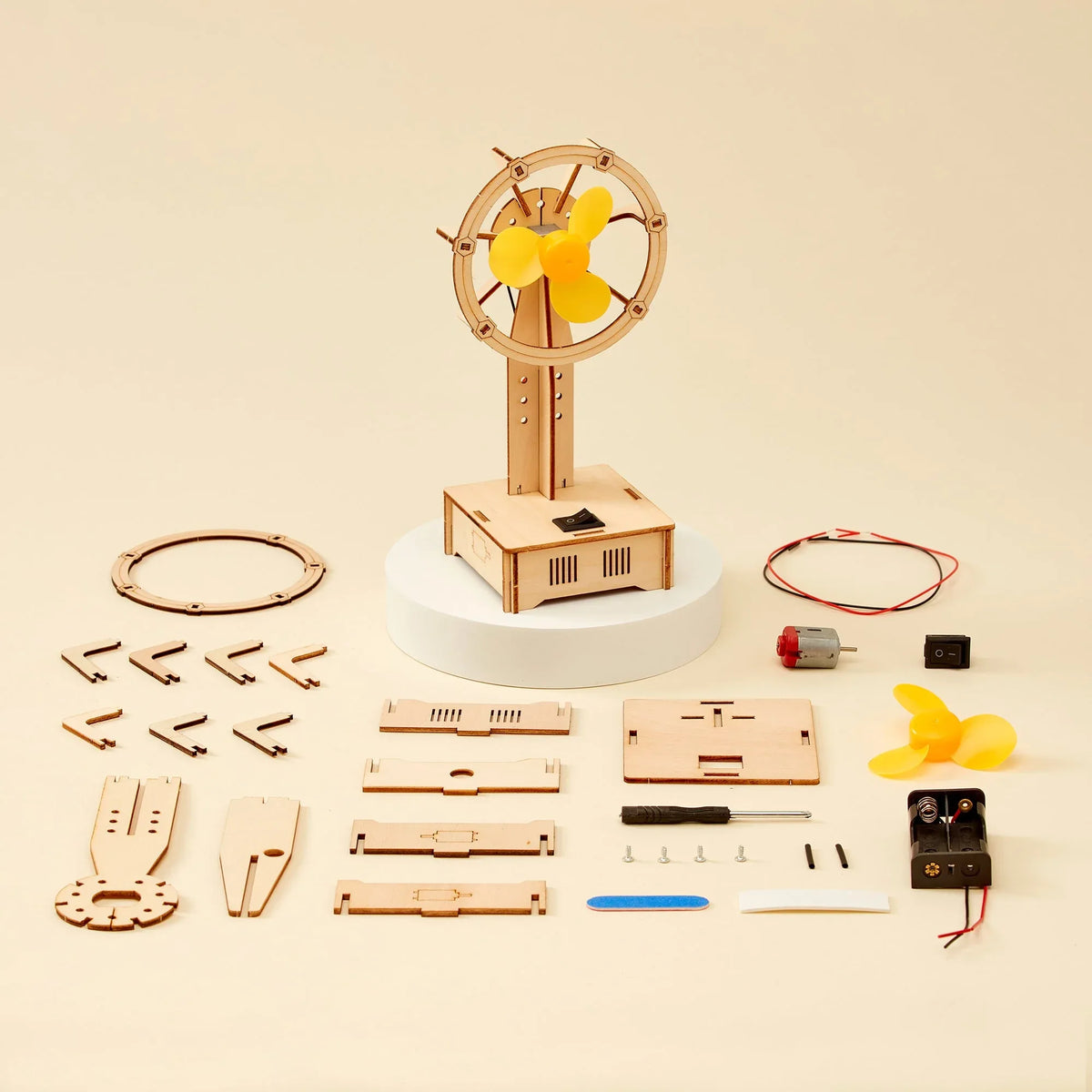 Electric Fan DIY Kit, Educational STEM Toy - BIG FRENCHIES