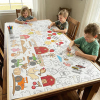 Farm Coloring Tablecloth - BIG FRENCHIES