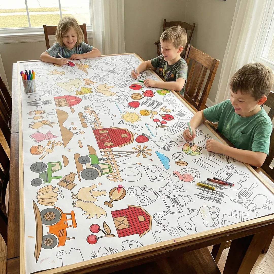 Farm Coloring Tablecloth - BIG FRENCHIES