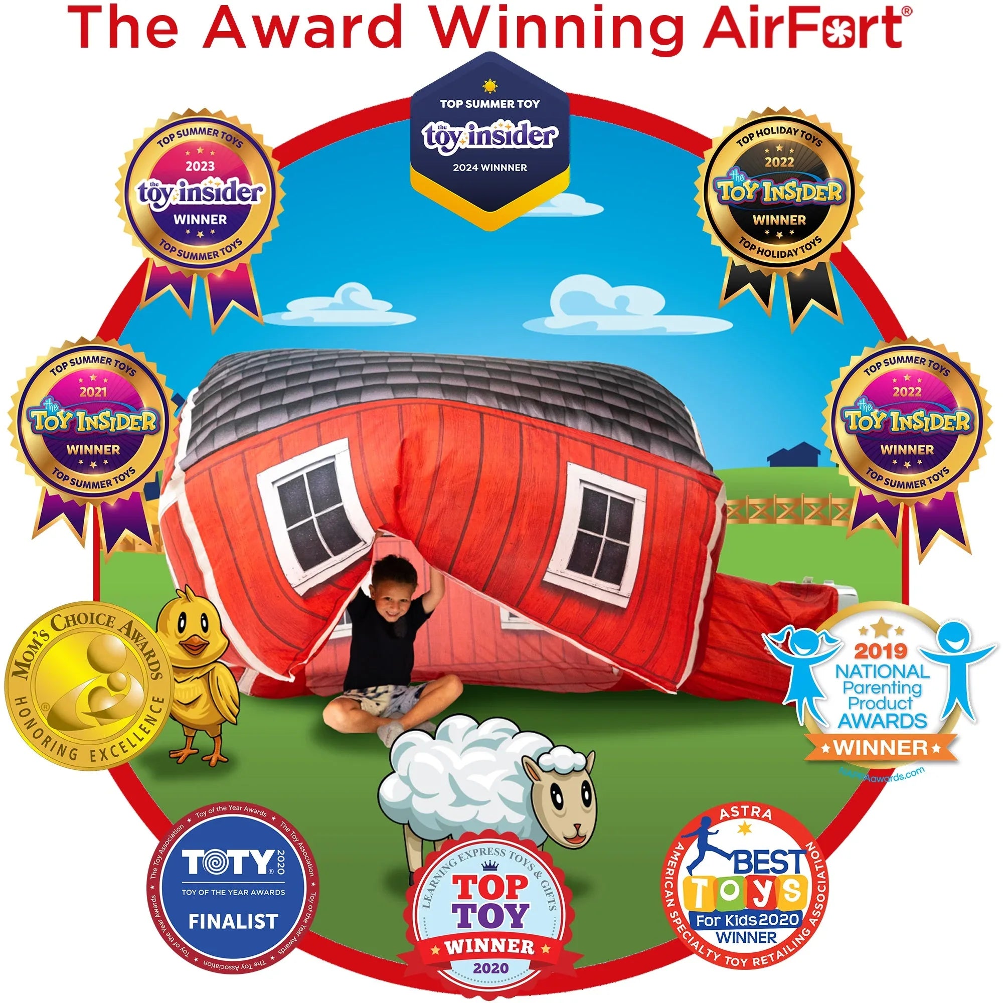Farmers Barn + FREE AirFort Buddy Chicken Pillow (While Supplies Last!) - BIG FRENCHIES