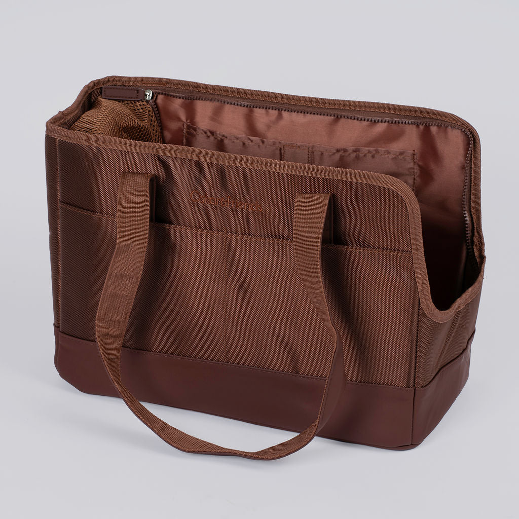 Chocolate Brown Pet Tote Bag - BIG FRENCHIES