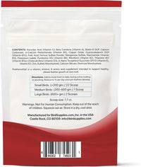 FeatherUp Bird Vitamins with Biotin & Calcium for Feather Growth 90g