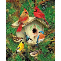 Feathered Retreat 1000 Piece Jigsaw Puzzle Springbok - BIG FRENCHIES