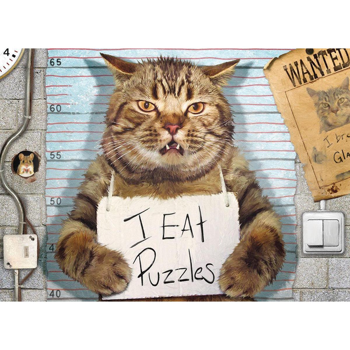 Feline Felon 500 Piece Jigsaw Puzzle Eurographics