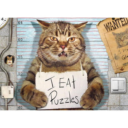 Feline Felon 500 Piece Jigsaw Puzzle Eurographics