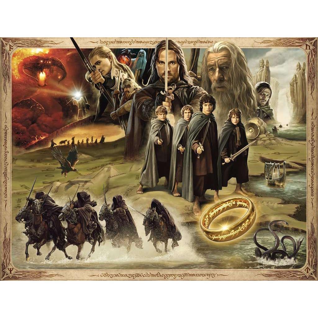 Fellowship of the Ring LOTR 2000 Piece Jigsaw Puzzle Ravensburger