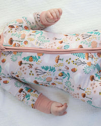 Bamboo Zipp Jammies - Fern 🌿 - BIG FRENCHIES