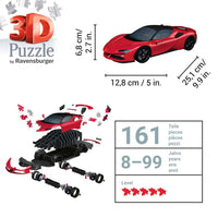 Ferrari SF90 Stradale Red 161 Piece 3D Jigsaw Puzzle Ravensburger