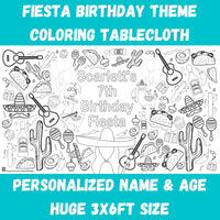 Fiesta Coloring Tablecloth - BIG FRENCHIES