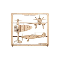 Fighter Aircraft 2.5D Wood Model Kit UGEARS
