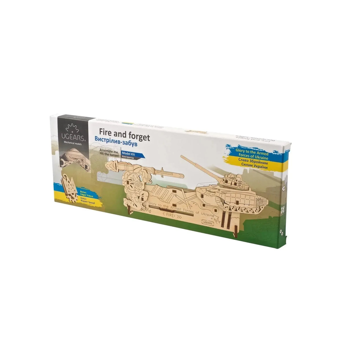 Fire and Forget Wood Model Kit UGEARS - BIG FRENCHIES