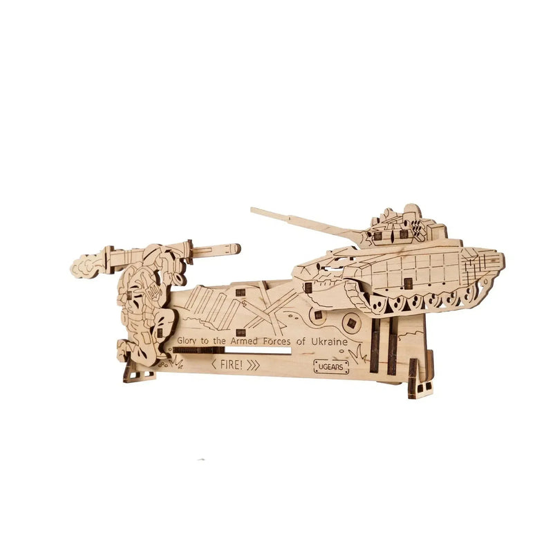 Fire and Forget Wood Model Kit UGEARS - BIG FRENCHIES