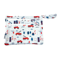 Be Brave - Firefighter - Waterproof Wet Bag (For mealtime, on-the-go, and more!) - BIG FRENCHIES