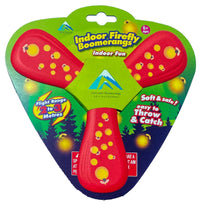 Indoor Firefly Boomerangs - Blue or Red - Fun indoor foam boomerangs for kids