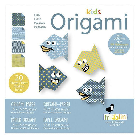 Fish Kids Origami Kit Fridolin - BIG FRENCHIES