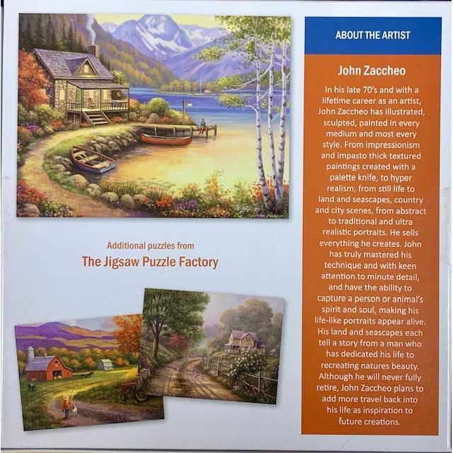 Fishing at the Lake Home Sweet Home 300 Piece Jigsaw Puzzle Leap Year - BIG FRENCHIES
