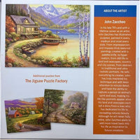 Fishing at the Lake Home Sweet Home 300 Piece Jigsaw Puzzle Leap Year